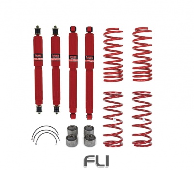 Pedders 2 Inch Suspension Lift Kit. With LONG TRAVEL Foam Cell Shocks. Nissan Patrol, Y61, LWB, 2.8 Di ONLY