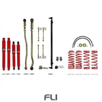 Pedders 4 Inch Suspension Lift Kit. Nissan Patrol, Y61, LWB, ABS fitted, 3.0 di (Pedders-803365)