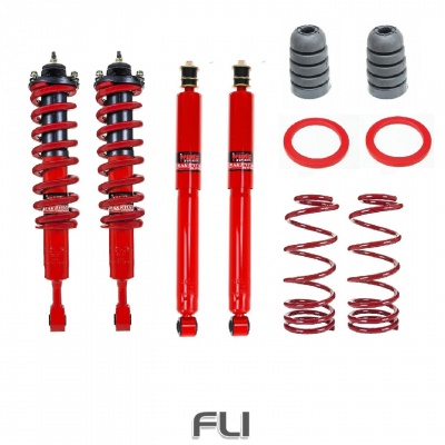 Pedders Air Suspension Conversion Kit. Comfort Version. With Fully Assembled front struts. Toyota LC5 / Prado / Landcruiser 120 series (Pedders-803183)