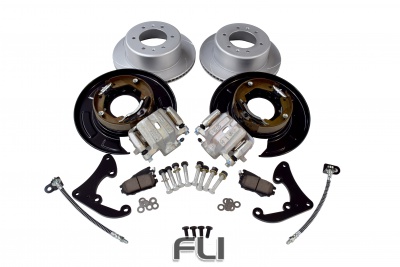 Pedders Brake Conversion Kit (eXcluding bearings). Ford Ranger / Mazda BT50 2011-on (Pedders-PBCK003X)