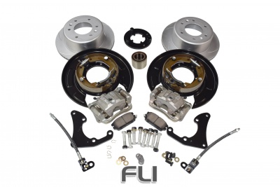 Pedders Brake Conversion Kit (eXcluding bearings). Isuzu Dmax 2012-on (Pedders-PBCK004X)
