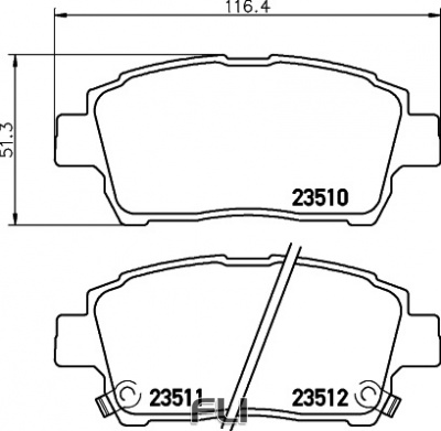 Pedders Brake Pads (Pedders-6700002)