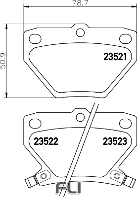 Pedders Brake Pads (Pedders-6700003)