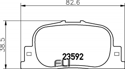 Pedders Brake Pads (Pedders-6700005)