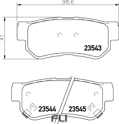 Pedders Brake Pads (Pedders-6700007)