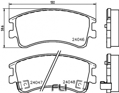 Pedders Brake Pads (Pedders-6700010)