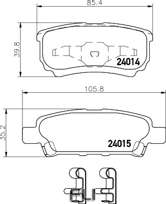 Pedders Brake Pads (Pedders-6700012)