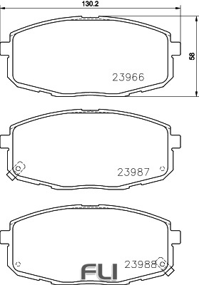Pedders Brake Pads (Pedders-6700015)