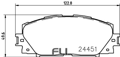 Pedders Brake Pads (Pedders-6700020)