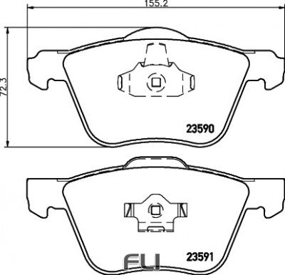 Pedders Brake Pads (Pedders-6700023)