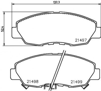 Pedders Brake Pads (Pedders-6700025)