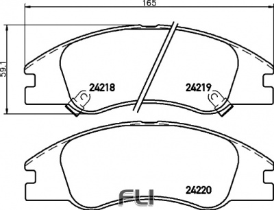Pedders Brake Pads (Pedders-6701001)