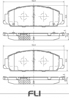 Pedders Brake Pads (Pedders-6701984)