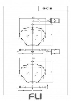 Pedders Brake Pads (Pedders-6800389)