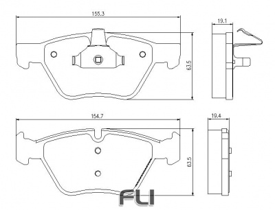 Pedders EURO Ceramic Brake Pads (Pedders-6720047E)