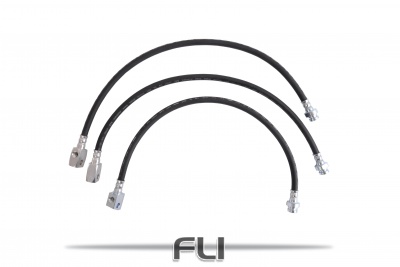 Pedders Extended Rubber Brake Hose Kit (ABS) (Pedders-5502)