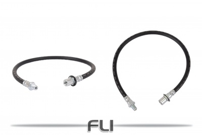 Pedders Extended Rubber Brake Hose Kit (ABS) (Pedders-5504)