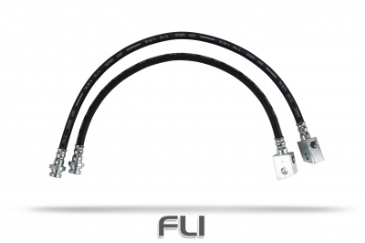 Pedders Extended Rubber Brake Hose Kit (Non-ABS) (Pedders-5503)
