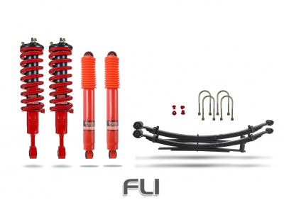 Pedders Extra Heavy Duty Load Carrying and Towing Suspension Kit. With Assembled struts. For Ford Ranger, PX (Pedders-803195)