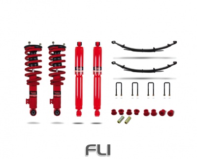 Pedders Heavy Duty Load Carrying and Towing Suspension Kit. With Assembled struts. Nissan Navara D40 (Pedders-803391)