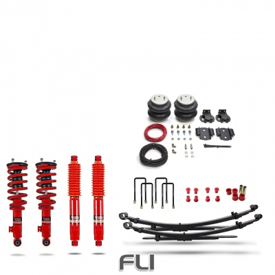 Pedders Heavy Duty Load Carrying and Towing Suspension Kit. With supplementary airbags.  Mitsubishi L200 (Pedders-803266)