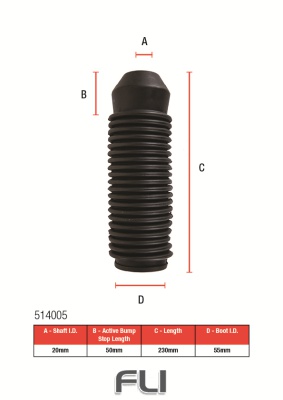 Pedders Rubber and Dust Boot (Pedders-514005)