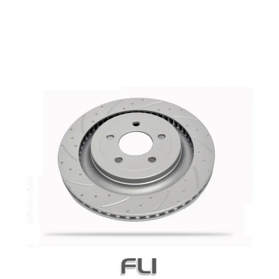 Pedders Slotted & Dimpled Geomet Coated Rotor (Pedders-6560088SGL)