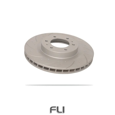 Pedders Slotted & Dimpled Geomet Coated Rotor (Pedders-6560089SGL)