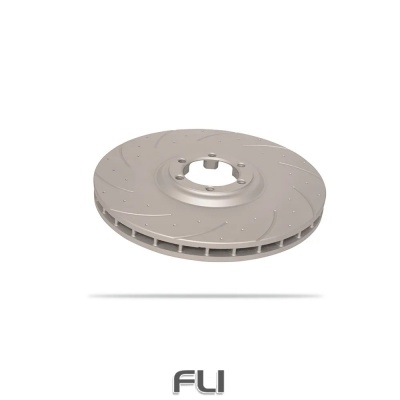 Pedders Slotted & Dimpled Geomet Coated Rotor (Pedders-6560090SGR)