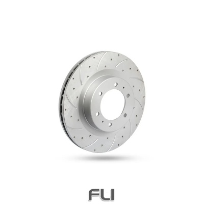 Pedders Slotted & Dimpled Geomet Coated Rotor (Pedders-6560091SGL)