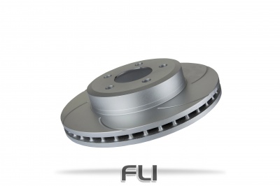 Pedders Slotted Geomet Coated Rotor (Pedders-6107230SGR)