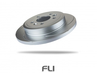 Pedders Slotted Geomet Coated Rotor (Pedders-6111680SGR)