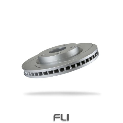 Pedders Slotted Geomet Coated Rotor (Pedders-6113970SGR)