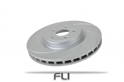 Pedders Slotted Geomet Coated Rotor (Pedders-6150654SGL)