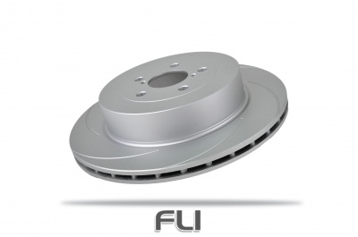 Pedders Slotted Geomet Coated Rotor (Pedders-6150655SGL)