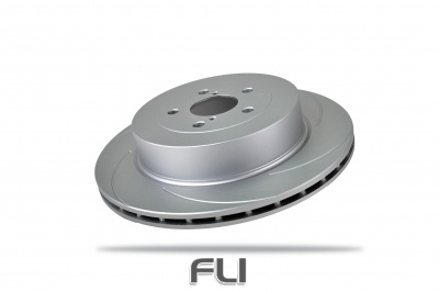 Pedders Slotted Geomet Coated Rotor (Pedders-6150655SGR)