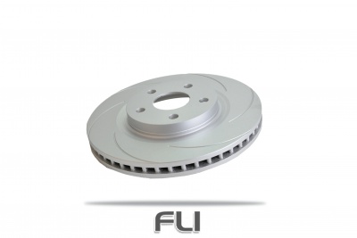 Pedders Slotted Geomet Coated Rotor (Pedders-6152028SGR)