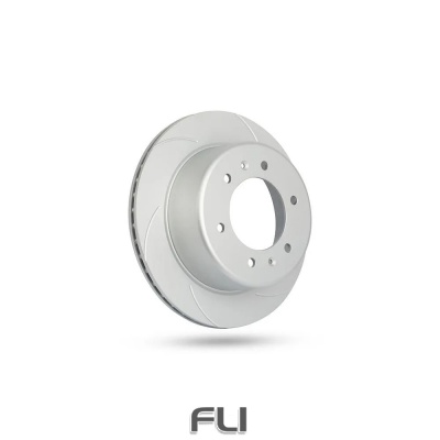 Pedders Slotted Geomet Coated Rotor (Pedders-6200017SGR)