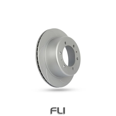 Pedders Slotted Geomet Coated Rotor (Pedders-6200018SGR)