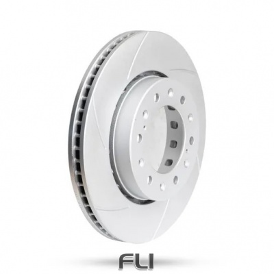 Pedders Slotted Geomet Coated Rotor (Pedders-6202616SGL)