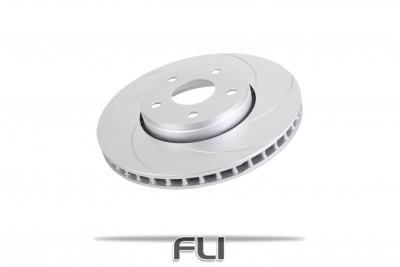 Pedders Slotted Geomet Coated Rotor (Pedders-6202630SGR)