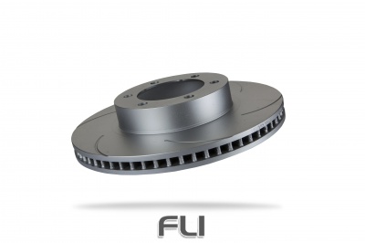 Pedders Slotted Geomet Coated Rotor (Pedders-6202700SGR)