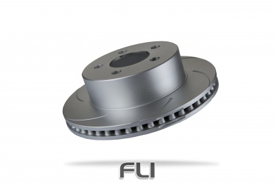 Pedders Slotted Geomet Coated Rotor (Pedders-6204160SGL)