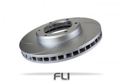 Pedders Slotted Geomet Coated Rotor (Pedders-6206090SGL)