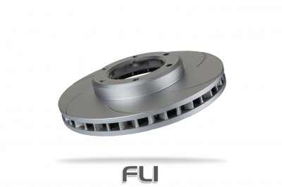 Pedders Slotted Geomet Coated Rotor (Pedders-6206090SGR)