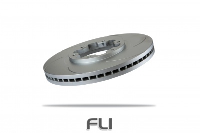 Pedders Slotted Geomet Coated Rotor (Pedders-6206150SGR)