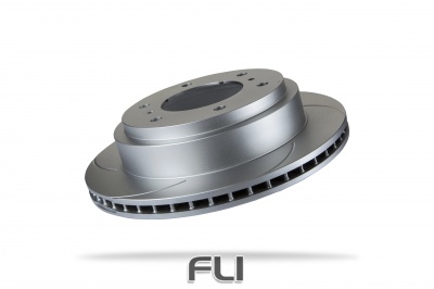 Pedders Slotted Geomet Coated Rotor (Pedders-6206260SGL)