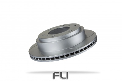 Pedders Slotted Geomet Coated Rotor (Pedders-6206260SGR)