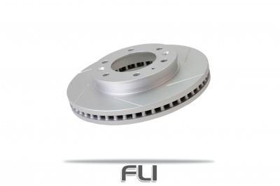 Pedders Slotted Geomet Coated Rotor (Pedders-6206632SGR)