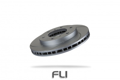 Pedders Slotted Geomet Coated Rotor (Pedders-6206810SGL)